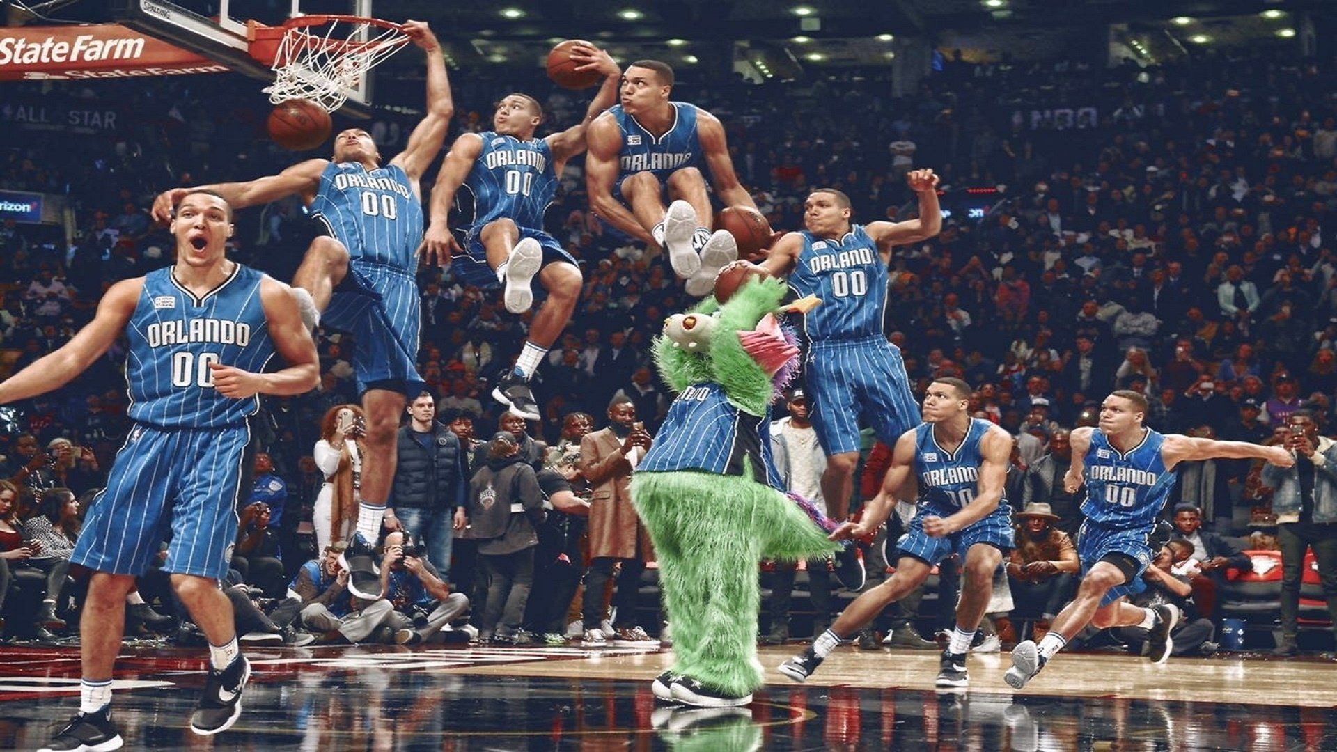 比赛中球员们拼尽全力,为球队争取胜利,球员们正在为比赛做准备